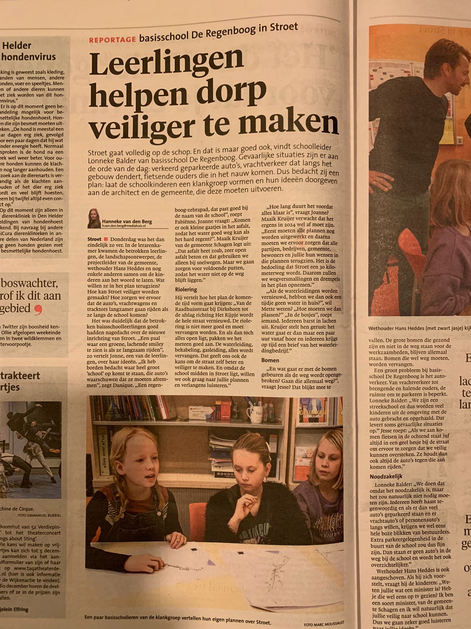 Renovatie Stroet ook in de krant!