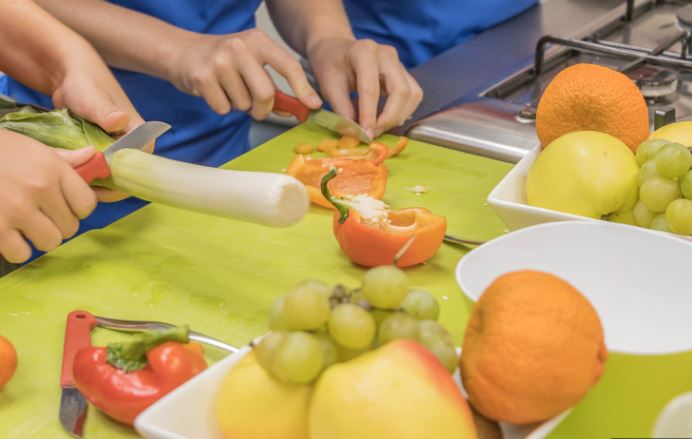 Voedingslessen op de Regenboog