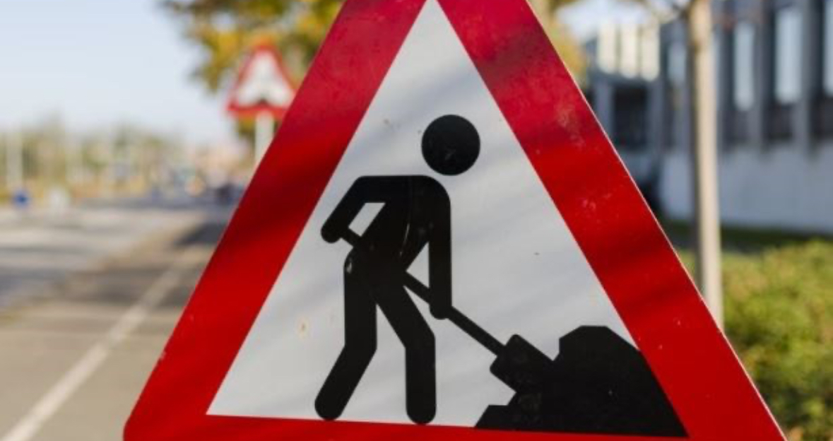 Route naar tijdelijke parkeerplaats