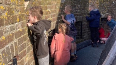 Bezoek kasteel Radboud op de thema-/ unitdag